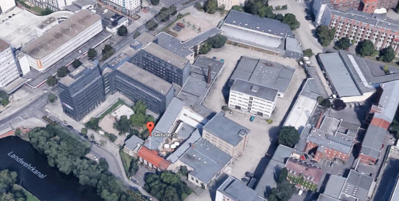 Lage Salzufer 20 am Landwehrkanal