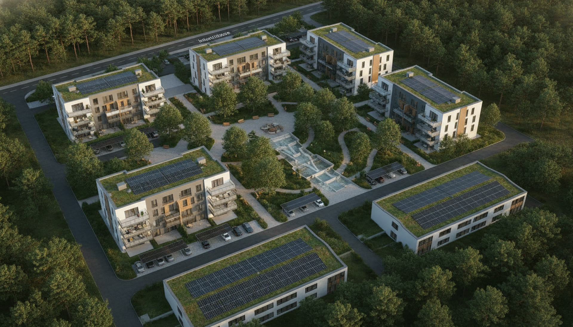 Vollausbau-Konzept — Vogelperspektive
